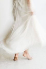 CALLA SKIRT - Ruched Waist Maxi Skirt (White)